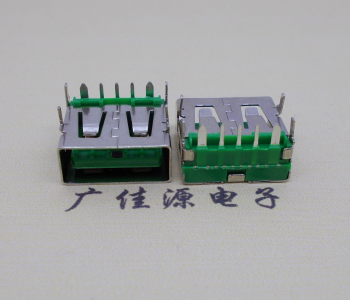 常德5A大电流 快充接口 USB5p绿胶芯 常规母座