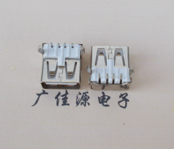 常德USB AF母座 LCP 耐高温250度280度 环保白胶芯