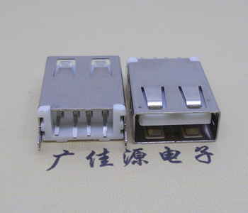 常德USB AF立式 直插 加长款17.5MM 大电流3A插座