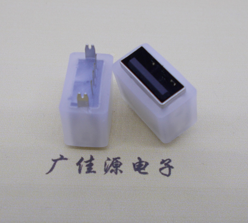 常德USB连接器接口 10.5MM防水立插母座 鱼叉脚