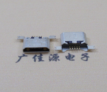 常德MK USB B Type 沉板0.9母座后两脚SMT口不卷边