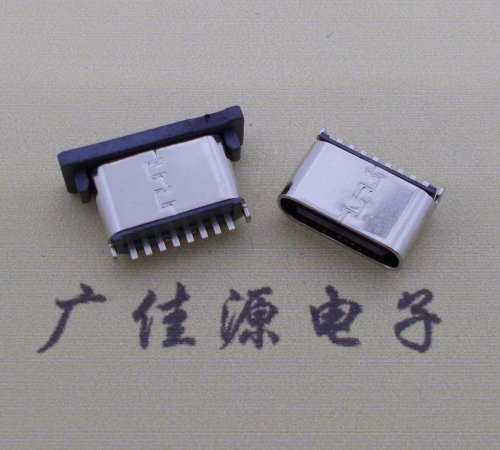 常德连接器TYPE-C8P母座直立式插座H=5.0mm