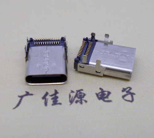 常德板上型Type-C24P母座双排SMT贴片连接器