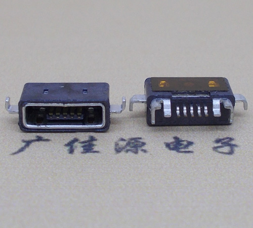 常德MICRO USB防水AB型口母头3D图纸封装